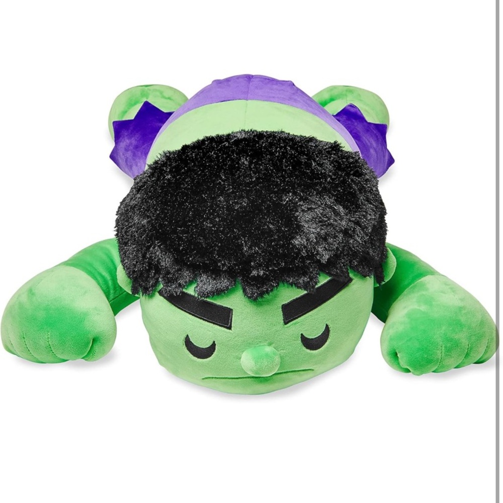 Marvel Hulk Cuddleez Plush Approximately 22” long New with Tags